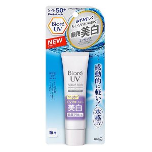 Kem chống nắng Biore cho da mụn UV Aqua Rich Whitening Essence