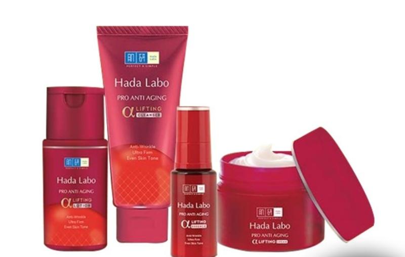 Hada Labo cũng có một bộ sản phẩm chống lão hóa chất lượng