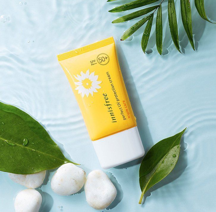 Innisfree Perfect UV Protection Cream Triple Care phù hợp cho những chuyến đi bơi