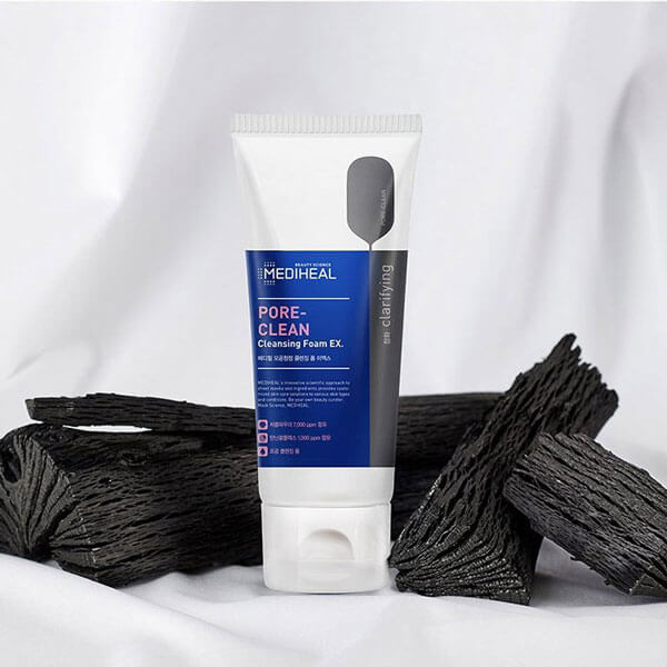 Sữa rửa mặt Mediheal Pore-Clean Cleansing Foam with Charcoal Ex