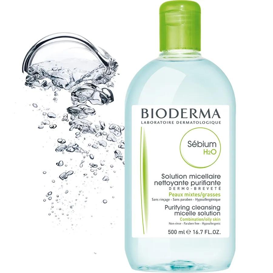 Nước tẩy trang da dầu mụn Bioderma