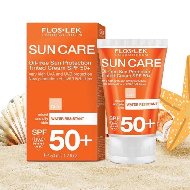 Kem chống nắng cho da mụn Floslek Anti-Spot Cream - Gel SPF 50