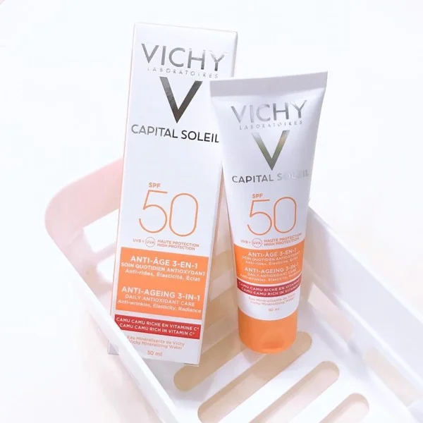 Kem chống nắng cho da dầu mụn - Vichy