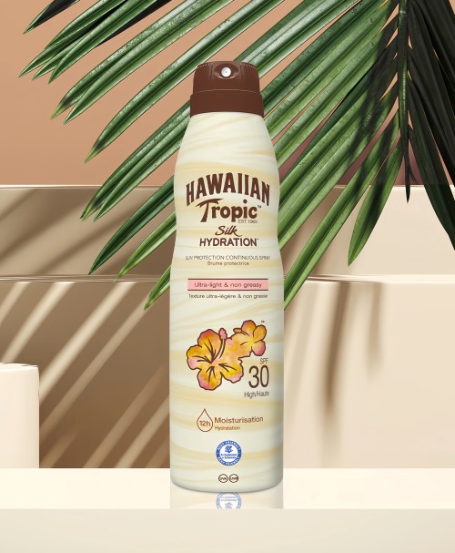 Hawaiian Tropic Silk Hydration Clear Mist Spray Sunscreen
