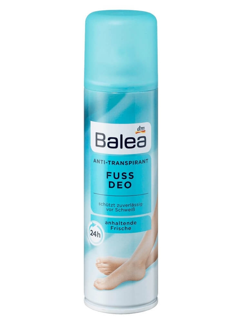 Balea Fuss Deo - lựa chọn tuyệt vời trong top các sản phẩm xịt khử mùi chân