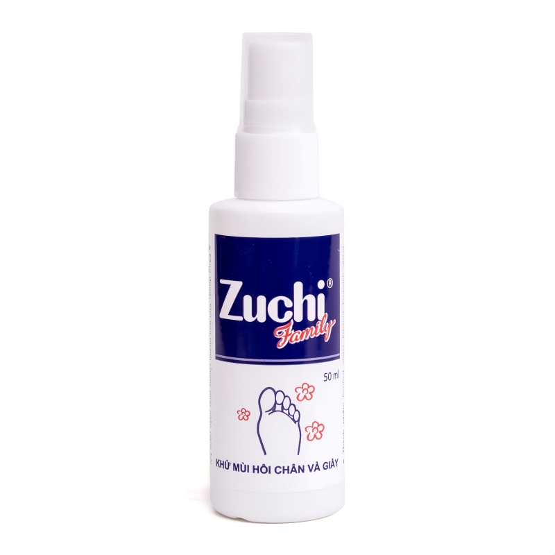 XỊt khử mùi chân Zuchi family sử dụng thành phần tự nhiên
