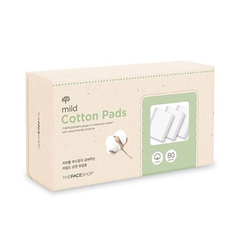 Bông tẩy trang Hàn Quốc The Face Shop Mild Cotton Pads