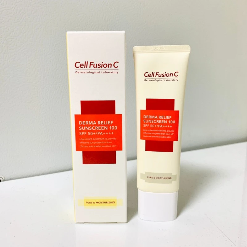 Review kem chống nắng nâng tone da Cell Fusion C Derma Relief