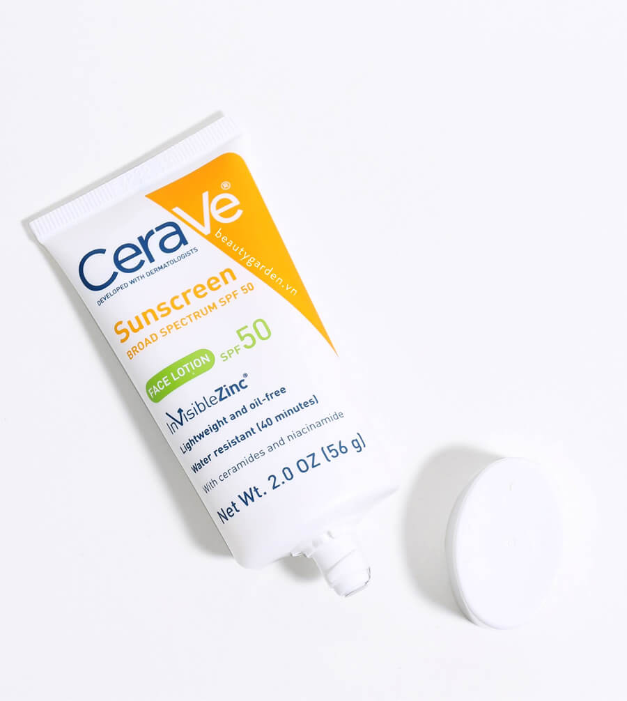 Cerave Hydrating Mineral Sunscreen Broad Spectrum SPF 50
