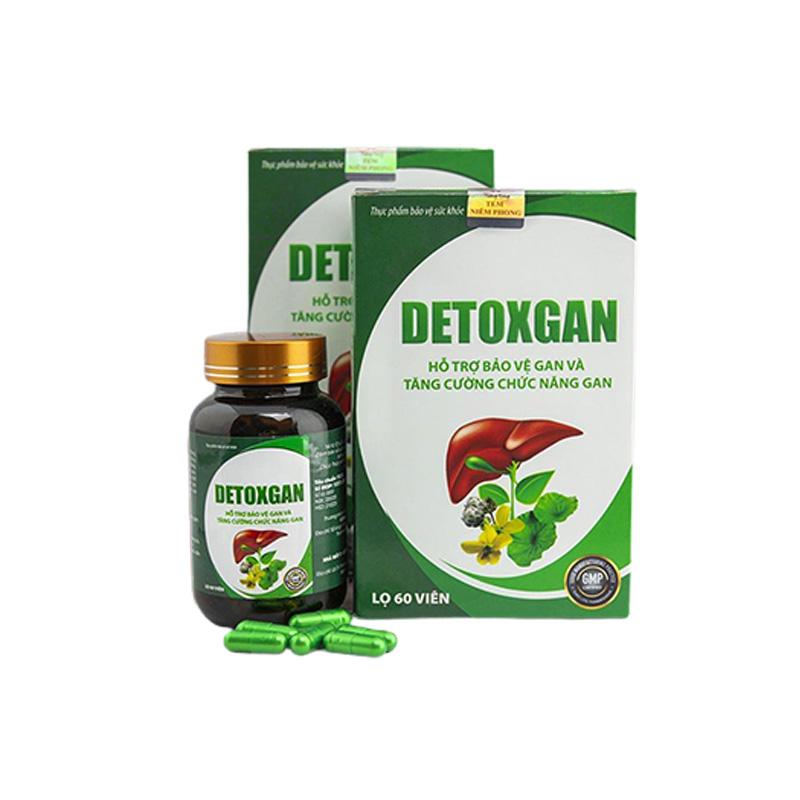 Viên uống bảo vệ gan DetoxGan giúp mát gan giảm mụn nội tiết