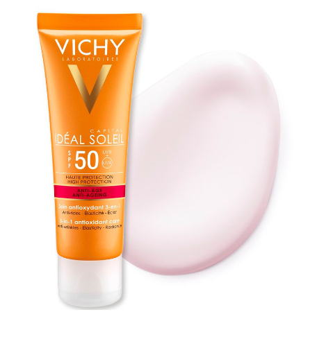 Với màng lọc tia UV tốt nhất và SPF 50 bảo vệ làn da hoàn toàn khỏi ánh nắng mặt trời.