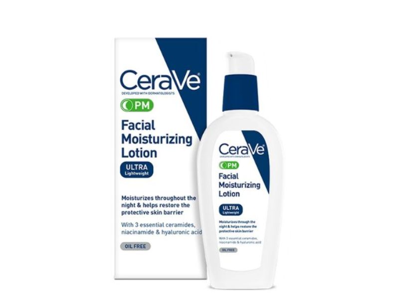 Kem dưỡng ẩm trắng da CeraVe PM Facial Moisturizing Lotion
