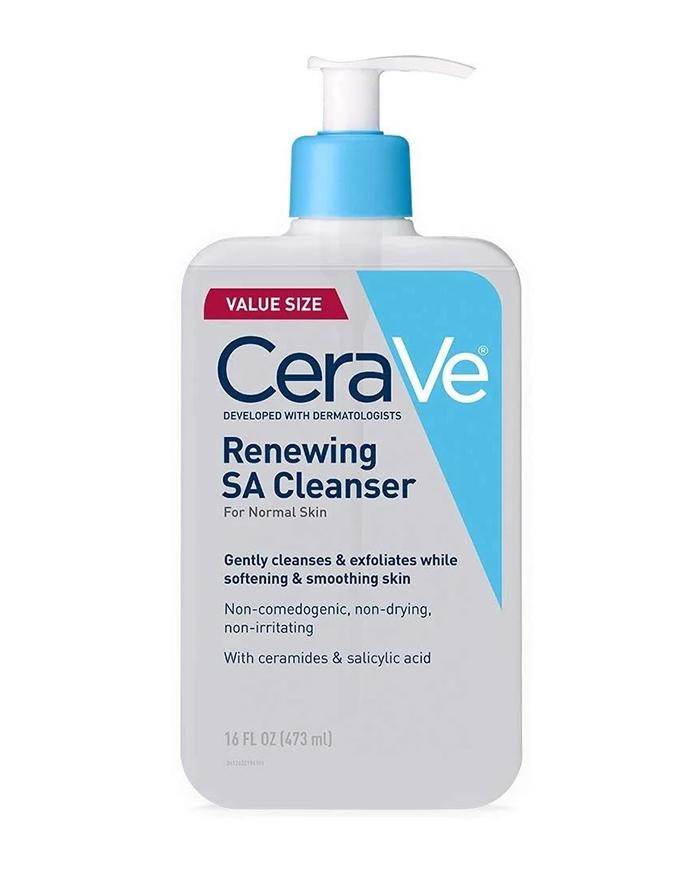 Sữa rửa mặt của thương hiệu Cerave cũng là một trong những sản phẩm trị bã nhờn hiệu quả