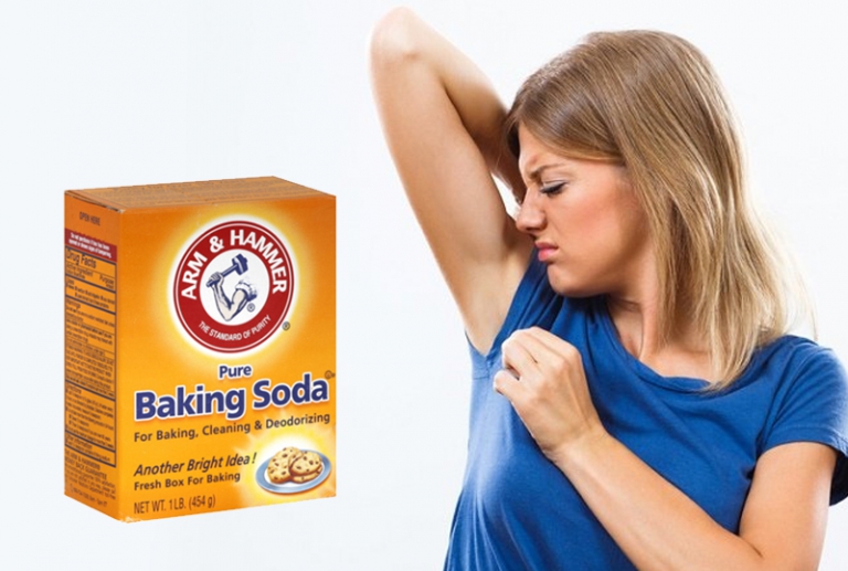 Khử khử mùi hôi cơ thể vĩnh viễn bằng baking soda