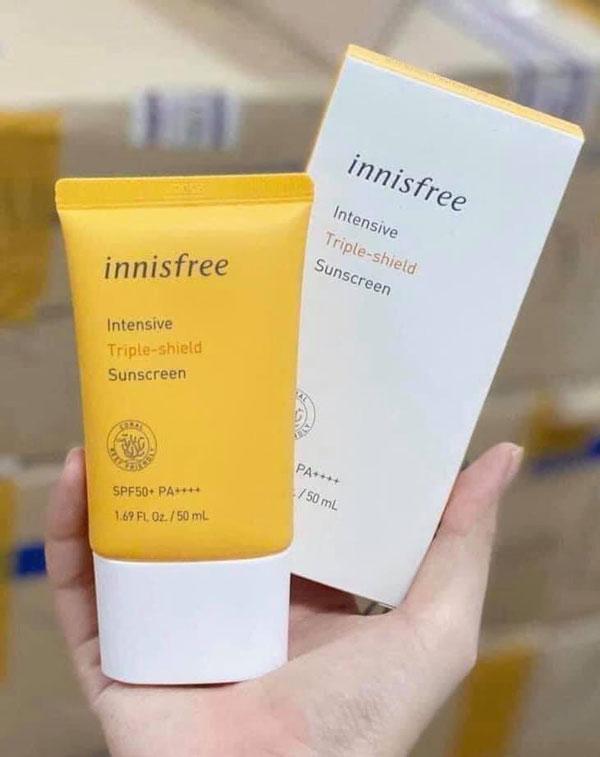 Kem chống nắng Innisfree Intensive Triple Care